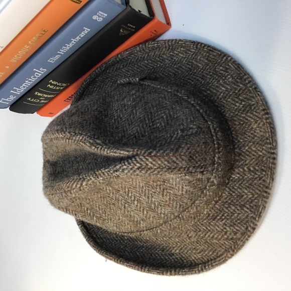 💥PRICE DROP💥Brown tweed wool fedora - Picture 1 of 7